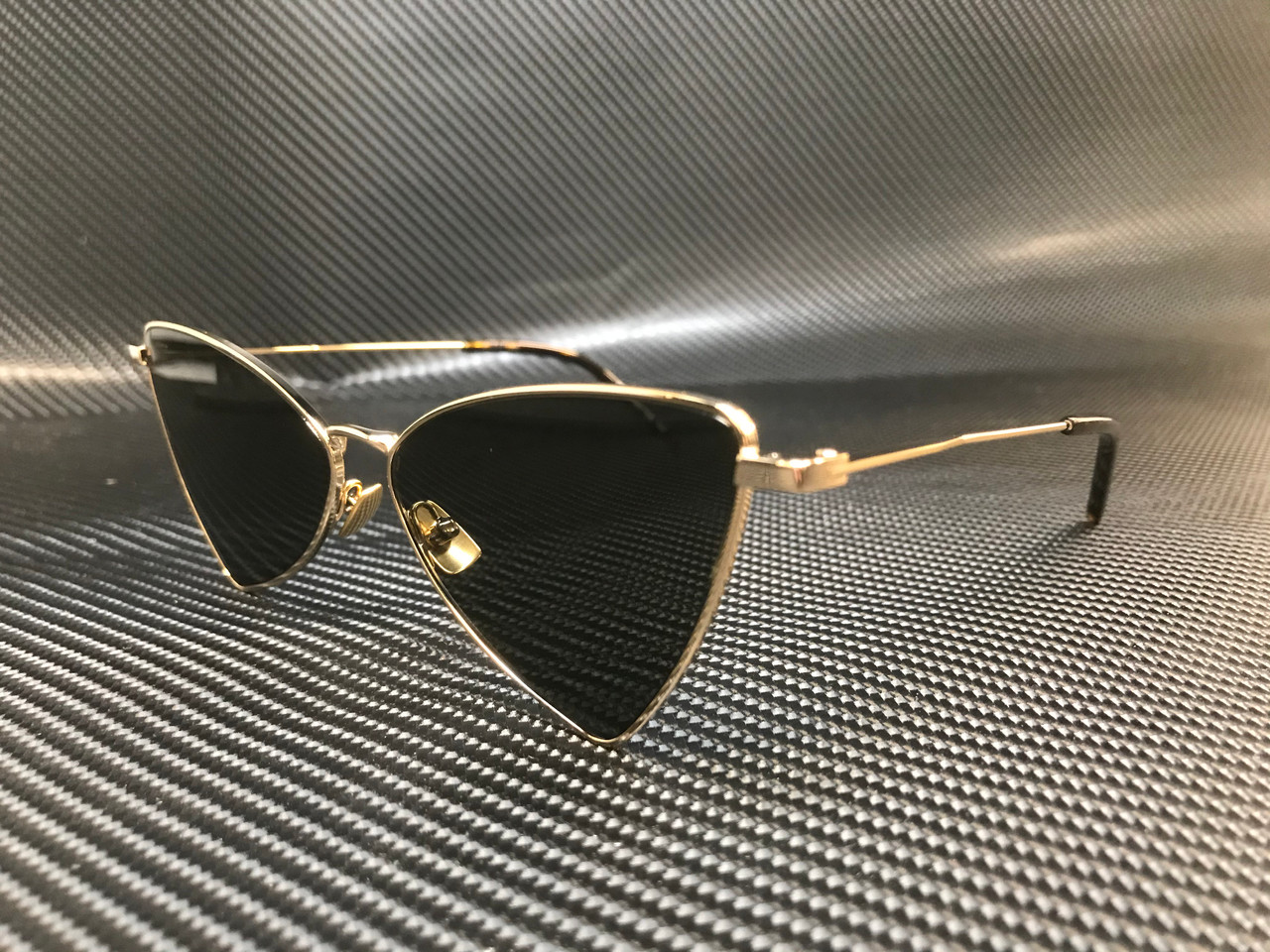 SAINT LAURENT SL 303 Jerry 004 Gold Square Oval Unisex 58 mm Sunglasses