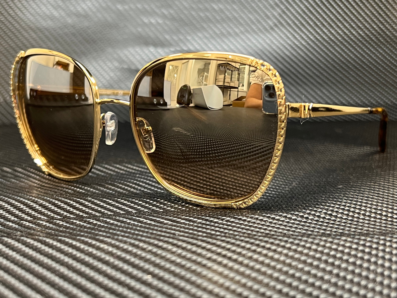 MICHAEL KORS MK1090 10148Z Light Gold Square 59 mm Women's Sunglasses