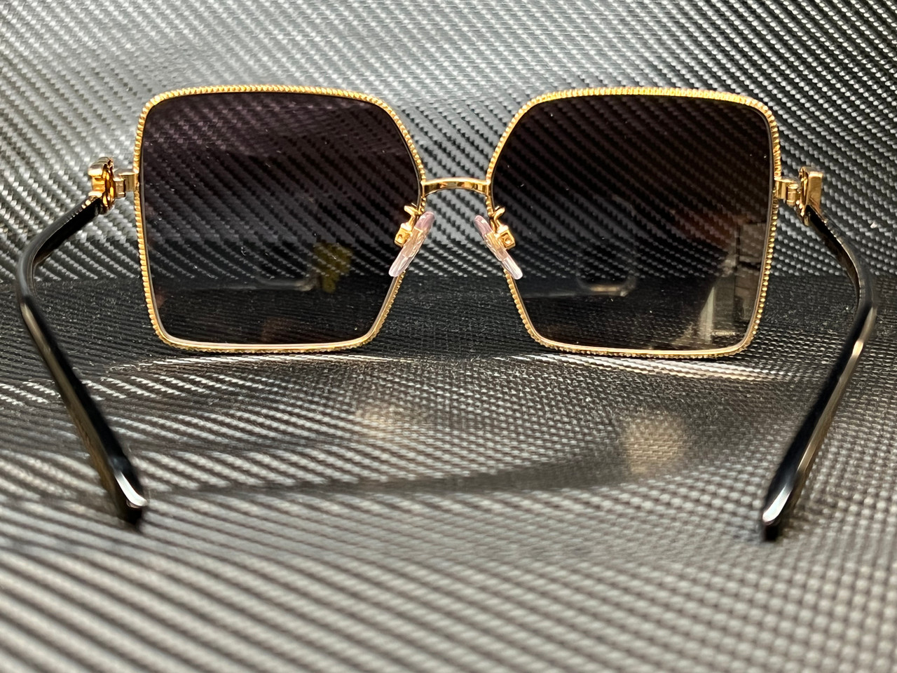 DOLCE & GABBANA DG2279 02 8G Gold Square 60 mm Women's Sunglasses