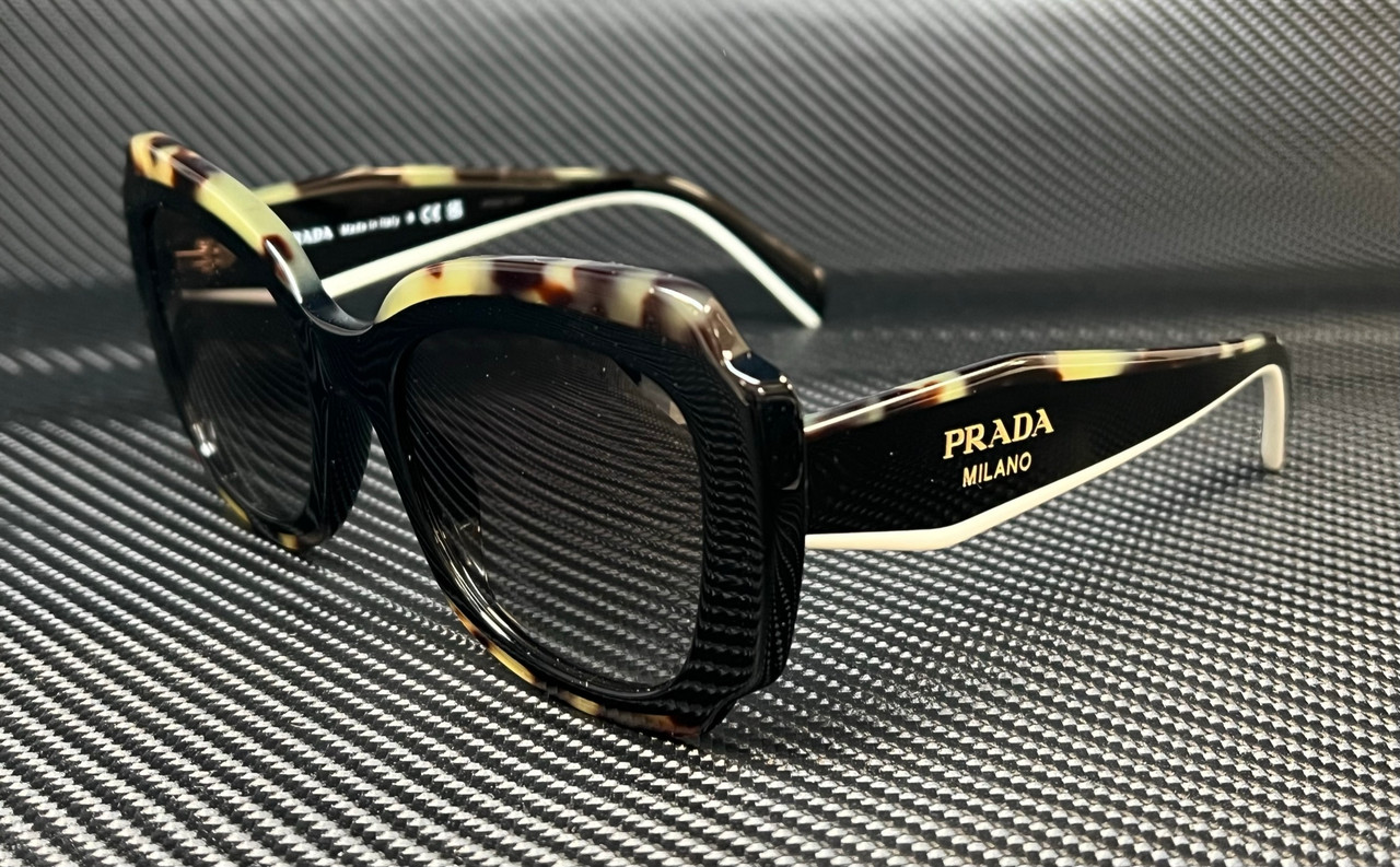 PRADA PR 16YS 01M0A7 Black Grey Gradient Women's 52 mm Sunglasses