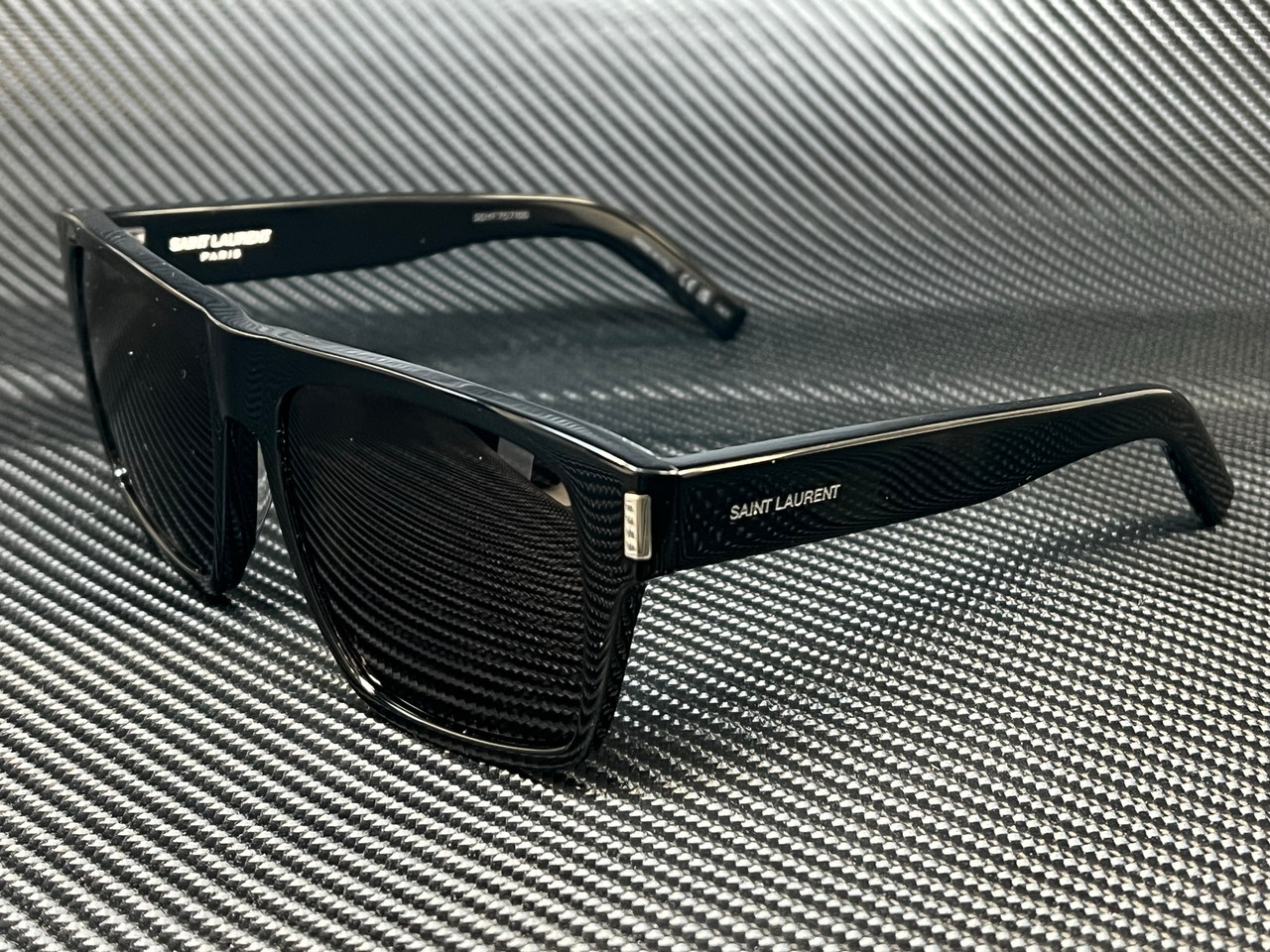 Square sunglasses with black armor and dark lenses | Online Store.  Supermarket