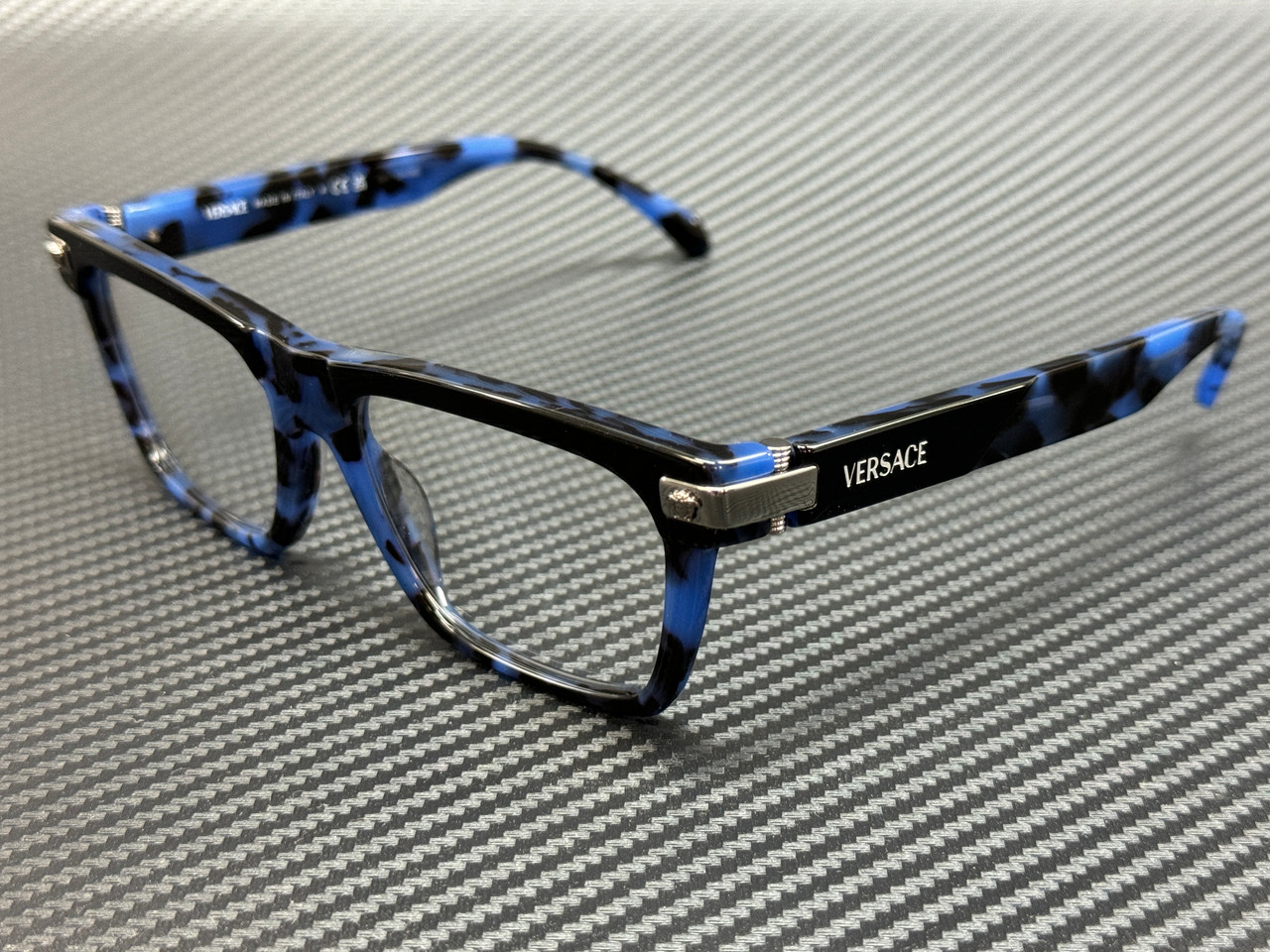 VERSACE VE3354 5460 Blue Havana Men s 55 mm Eyeglasses