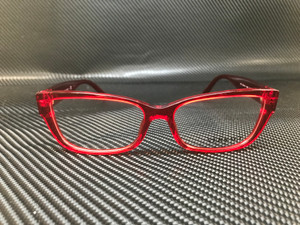 VERSACE VE3284B 5280 Transparent Red Demo Lens Women's Eyeglasses 52 mm