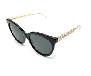 GUCCI GG0565S 001 Cat Eye Black Grey Women's Sunglasses 54 mm