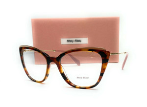 MIU MIU VMU 02Q VX8-1O1 Havana Demo Lens Women's Eyeglasses 51mm