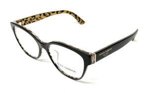 Dolce & Gabbana DG3322F 3235 Black Women's Authentic Eyeglasses Frame 54 mm