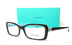 TIFFANY & co. TF2091B 8134 Havana Women's Rectangle Eyeglasses 53 mm