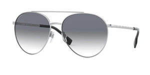 BURBERRY BE3115 10058E Silver Round Women's Sunglasses 59 mm