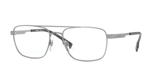 BURBERRY BE1340 1003 Gunmetal Rectangle Men's 56 mm Eyeglasses