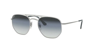 RAY BAN RB3609 91420S Silver Square Unisex 54 mm Sunglasses