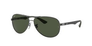 RAY BAN RB8313 004 N5 Gunmetal Aviator Men's 61 mm Polarized Sunglasses