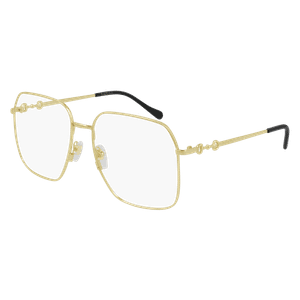 GUCCI GG0952O 002 Gold Square Women's 57 mm Eyeglasses