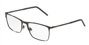 DOLCE & GABBANA DG1309 01 Black Rectangle Men's 55 mm Eyeglasses