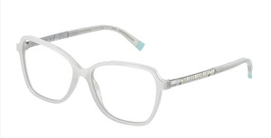 TIFFANY TF2211 8341 Opal Grey Rectangle Square Women's 52 mm Eyeglasses