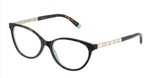 TIFFANY TF2212 8134 Havana Cat Eye Women's 54 mm Eyeglasses