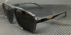 DOLCE & GABBANA DG6134 325787 Transparent Black Men's 57 mm Sunglasses