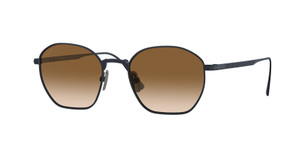 PERSOL PO5004ST 800251 Navy Blue Square Round Men's 50 mm Sunglasses