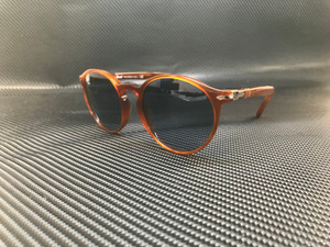 PERSOL PO3171S 96 Q8 Terra Di Siena Brown Round 52 mm Sunglasses