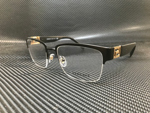 VERSACE VE1272 1261 Matte Black Square Men's 54 mm Eyeglasses