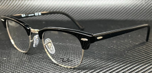 RAY BAN RX5154 2000 Black Square 49 mm Unisex Eyeglasses