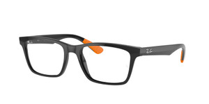 RAY BAN RX7025 5417 Black Square 53 mm Unisex Eyeglasses