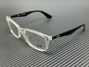 RAY BAN RX7047 5943 Transparent Square 56 mm Unisex Eyeglasses