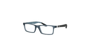 RAY BAN RX8901 5262 Blue Square 55 mm Unisex Eyeglasses