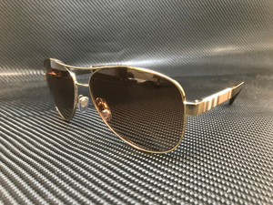 BURBERRY BE3080 114513 Light Gold Aviator Women's 59 mm Sunglasses