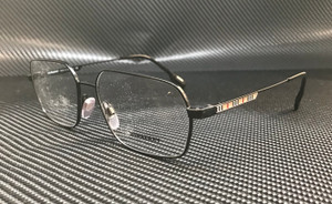 BURBERRY BE1356 1007 Black Rectangle 55 mm Men's Eyeglasses