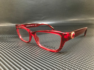 VERSACE VE3284B 5280 Transparent Red1 Demo Lens Women's Eyeglasses 54 mm