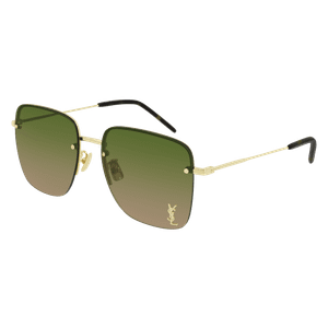 SAINT LAURENT SL 312 M 003 Gold Square 58 mm Women's Sunglasses