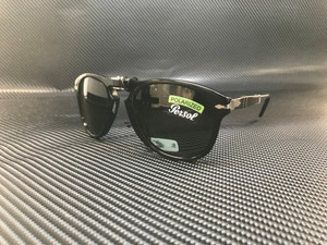 PERSOL PO0714 95 58 Black Green Polarized Men's Sunglasses 52 mm