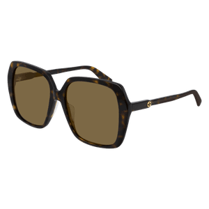 GUCCI GG0533SA 002 Havana Women's Authentic Sunglasses 56 mm