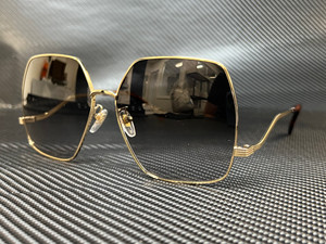 GUCCI GG1005S 002 Gold Hexagonal 61 mm Women's Sunglasses