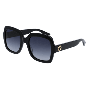 GUCCI GG0036SN 001 Black Square 54 mm Women's Sunglasses