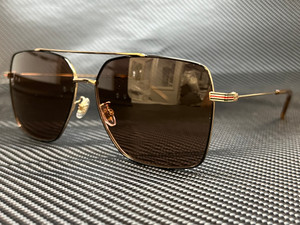 GUCCI GG1053SK 002 Gold Square 61 mm Men's Sunglasses