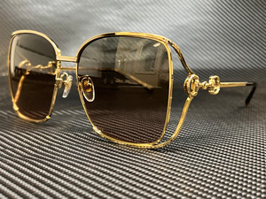 GUCCI GG1020S 001 Gold Square 61 mm Women's Sunglasses