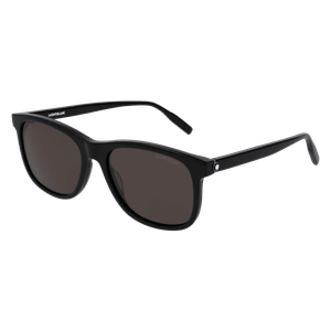 MONT BLANC MB0013S 001 Black Men's Authentic Sunglasses 56 mm