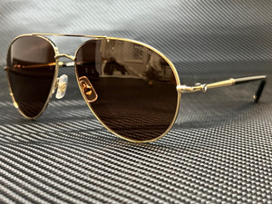 Mont Blanc MB0068S 001 Gold Men's Authentic 61 mm Sunglasses