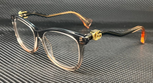 GUCCI GG1012O 002 Blue Transparent Rectangle Women's 54 mm Eyeglasses