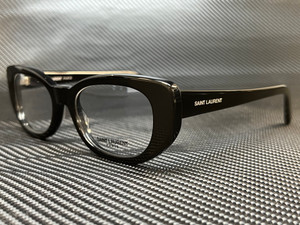 SAINT LAURENT SL316 BETTY OPT-001 Black Oval Square 53 mm Women's Sunglasses