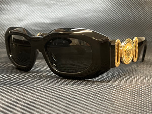 VERSACE VE4425U GB1 87 Black Rectangle 54 mm Men's Sunglasses