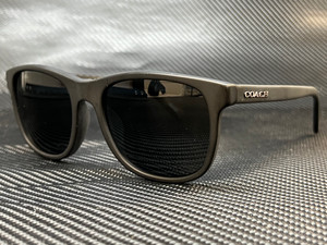 COACH HC8283U 500287 Black Rectangle 55 mm Men's Sunglasses