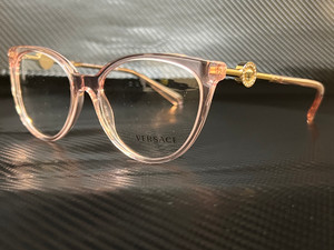 VERSACE VE3298B 5339 Transparent Pink Women's 55 mm Eyeglasses