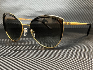 MICHAEL KORS MK1046 110011 Light Gold/Black Cat Eye 56 mm Women's Sunglasses