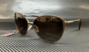 TOM FORD Penelope FT0320 28H Gold Grad Brown Polarized Women's 59 mm Sunglasses