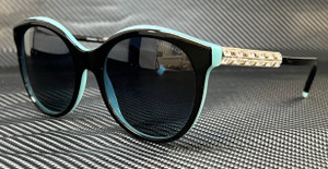 TIFFANY & co. TF4175B 80554U Black Blue Grad Polarized Women's 55 mm Sunglasses