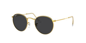 RAY BAN RB3447 919648 Gold Grey Polarized Round 50 mm Men's Sunglasses