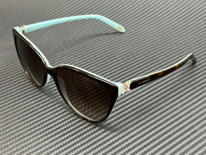 TIFFANY & co. TF4089B 81343B Havana Blue Women's Cat Eye Sunglasses 58 mm