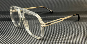 GUCCI GG1106O 003 Clear Silver Men's 58 L Size Eyeglasses